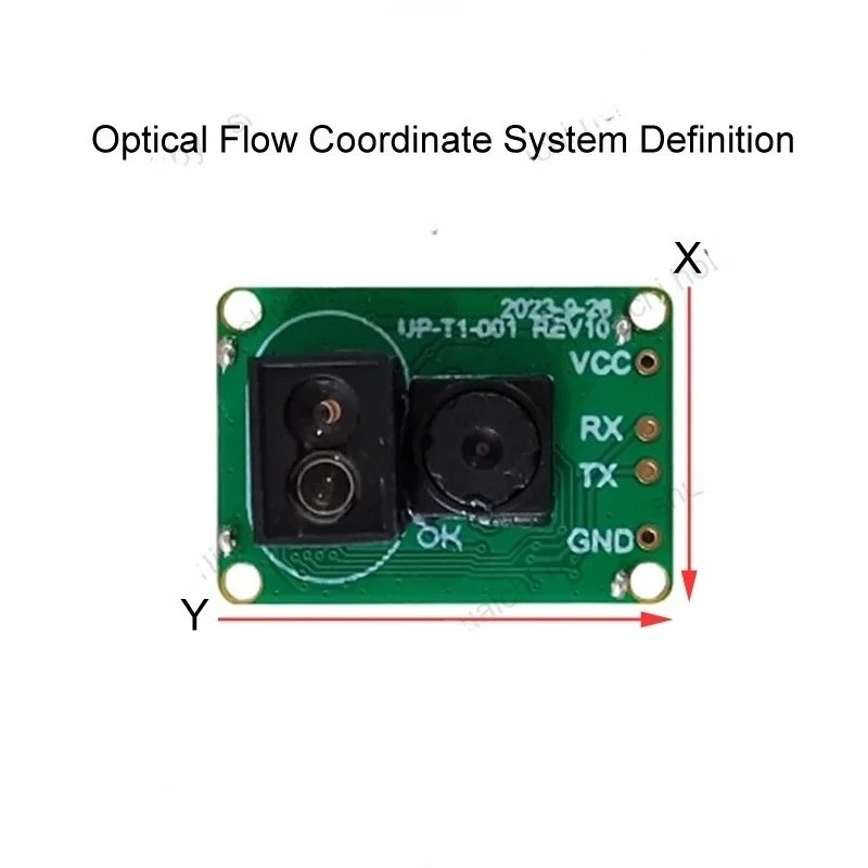 1PC Upixel UP-T1-001-Plus Optical Flow Sensor Ranging Module Horizontal/Vertical Positioning 50Hz 115200 Output for UAV RC Drone