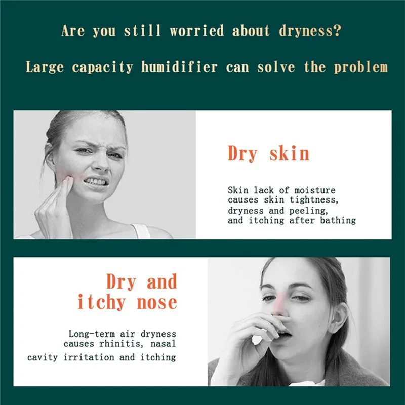 B47B-مزدوج ميناء الهواء المرطب Humificador صانع ضباب رائع مبيد الروائح زيت طبيعي المرطب تنقية للمنزل مكتب #2