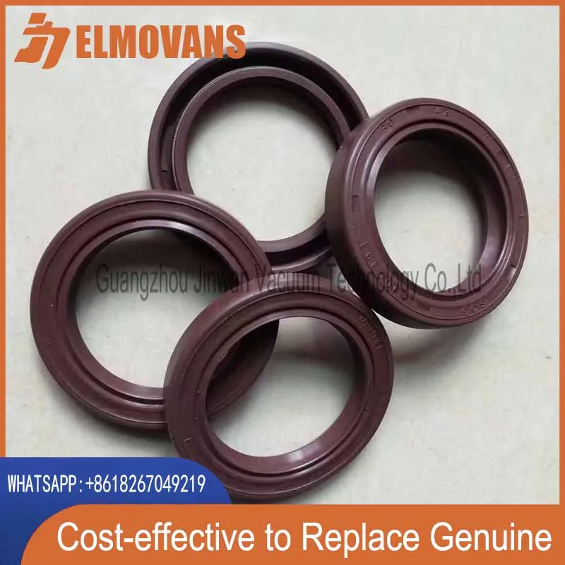 ELMOVANS Vacuum Pump Shaft Seal Oil Seal Spare Parts Cost-effective to Replace Genuine Fit RA0040F/RA0100F/RA0302D/RA0165D