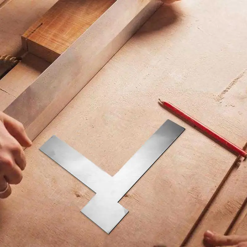 Right Angle Ruler 90-Degree Protractor Scraper Precision Right Angle Measuring Leveler For Scraping Wall Inspection Masonry