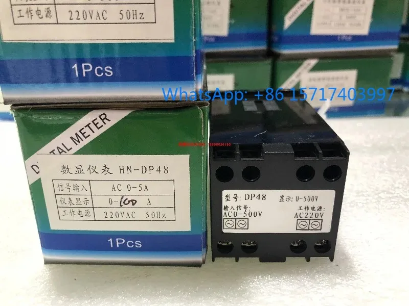 HN-DP48 цифровой дисплей DC/AC ток, напряжение, частота тахометр об/мин Гц DP48