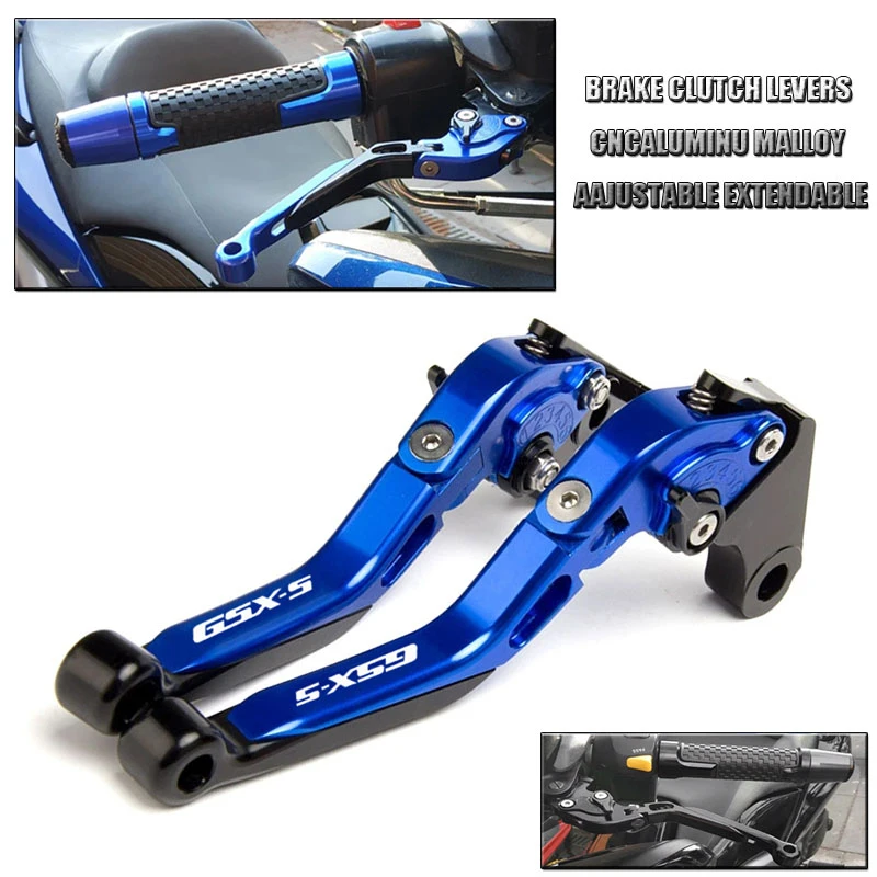 For SUZUKI GSX-S1000/F/S/ABS GSXS 2015-2018 Motorcycle CNC Adjustable Folding Extendable Brake Clutch Levers Handle