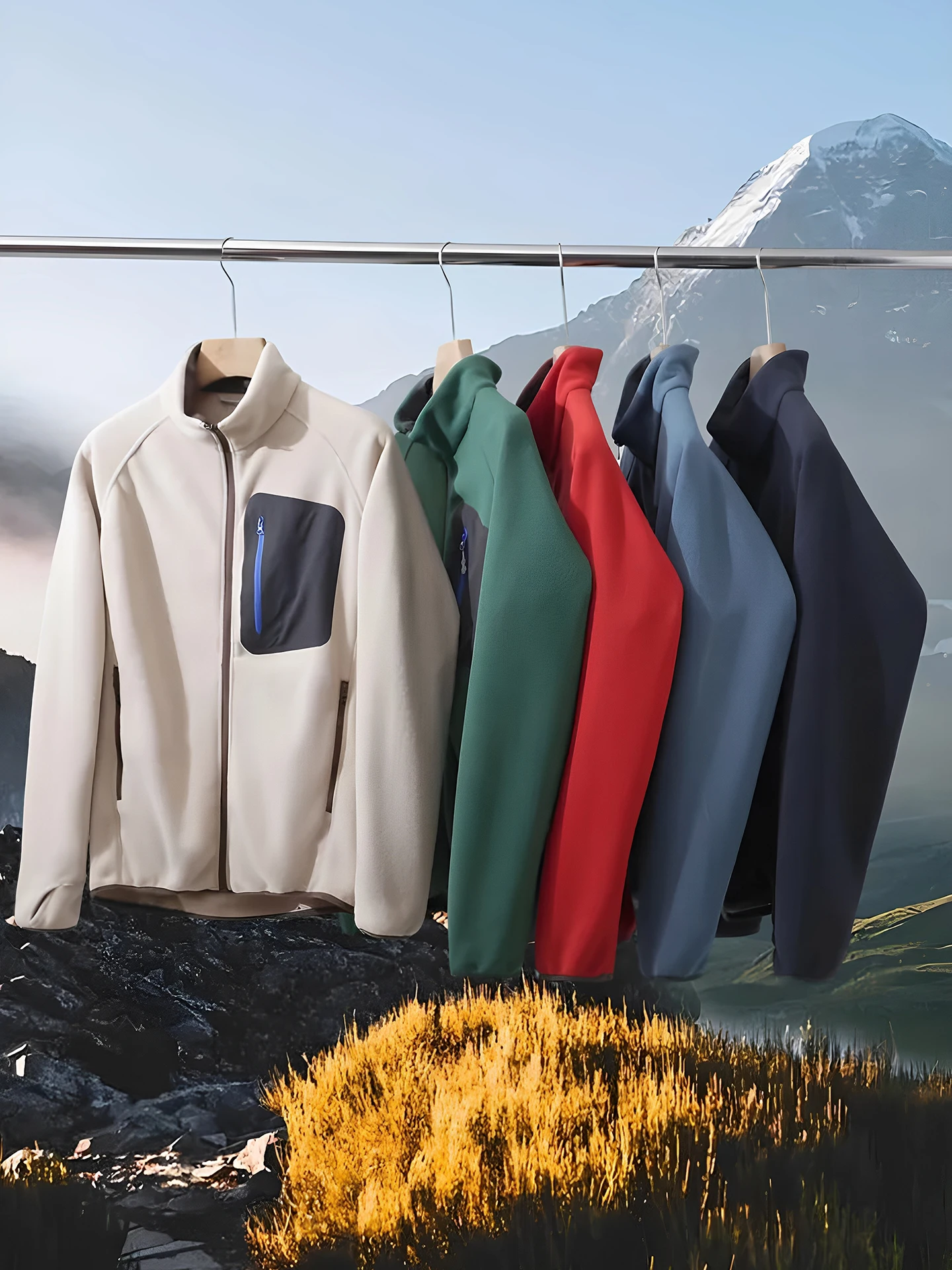 

Утепленная двусторонняя флисовая куртка для активного отдыха, зимняя пуховая куртка, внутренний слой для верхней одежды