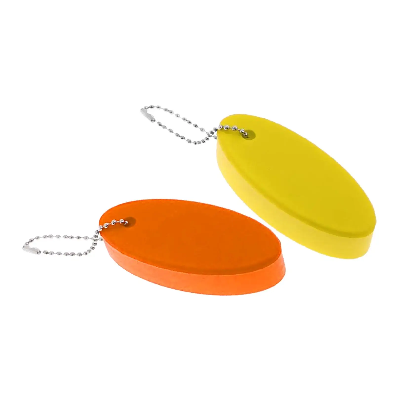 2 Pieces Buoyant Keychain Waterproof for Canoeing Kayak Outdoor Water Sports