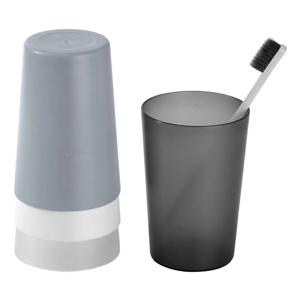 Simple Toothbrush Mouthwash Cups Durable Frosted Household Plastic Couple Mouthwash Cup Multipurpose Large Capacity Drinking Cup