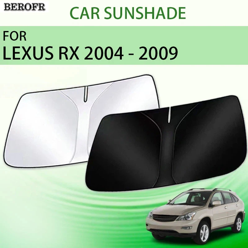 Front Sunshade For Lexus RX 400h 350 330 2003 2004 - 2009 Accessories Window Sun Visor Protector UV Storage Cover Interior Parts