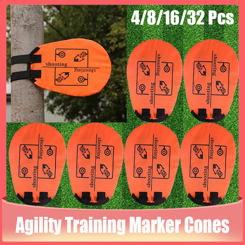 

4/8/16/32PCS Football Training Targets Aid Accessories Soccer Shooting Goal Net Portable Durable Equipment for Kick Practice