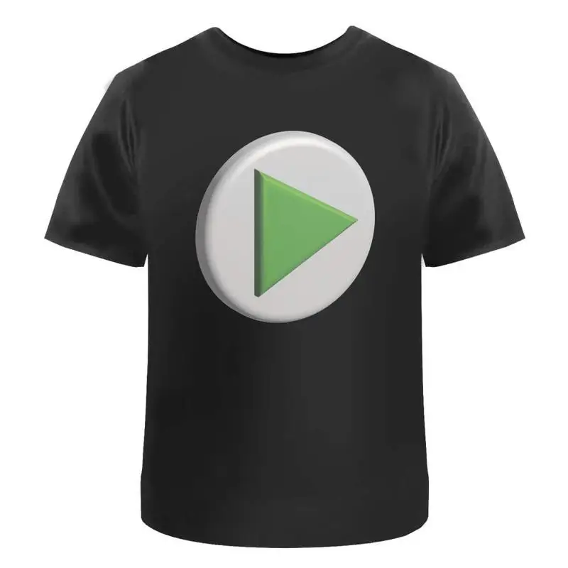 

Хлопковая футболка Play Button Ta046828