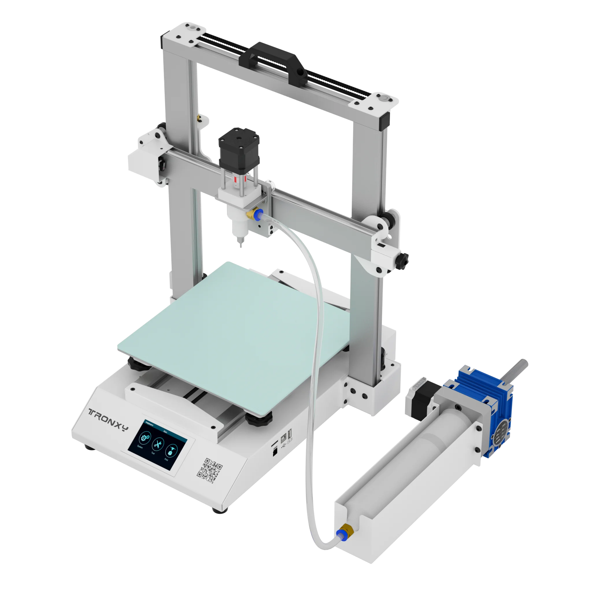 

Tronxy Moore 2 Pro Ceramic&Clay 3d printer 3.5 Inch Touch Sreen 255mm*255mm*260mm with Feeding system electric putter