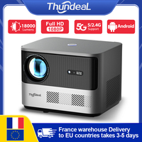ThundeaL TDA6W Full HD 1080P Projector 4K Video 5G WiFi Android Projecteur TDA6 3D Smart Home Theater Phone Portable Beamer