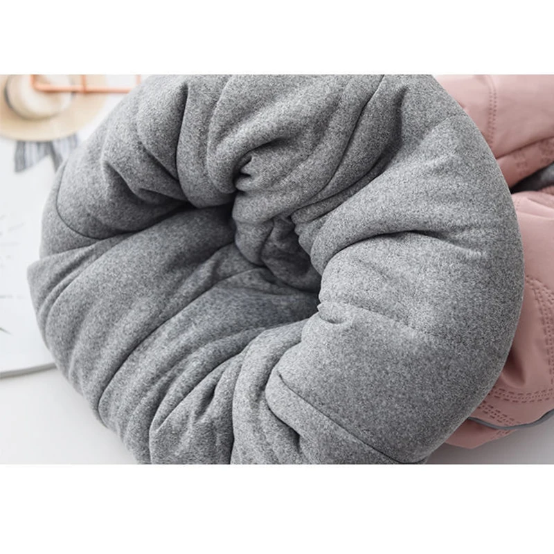 Winter Children Cotton Thicken Pants Baby Girls Down Trousers Four-layer Fleece Thicken Warm Pants Kids Boys Long Trousers
