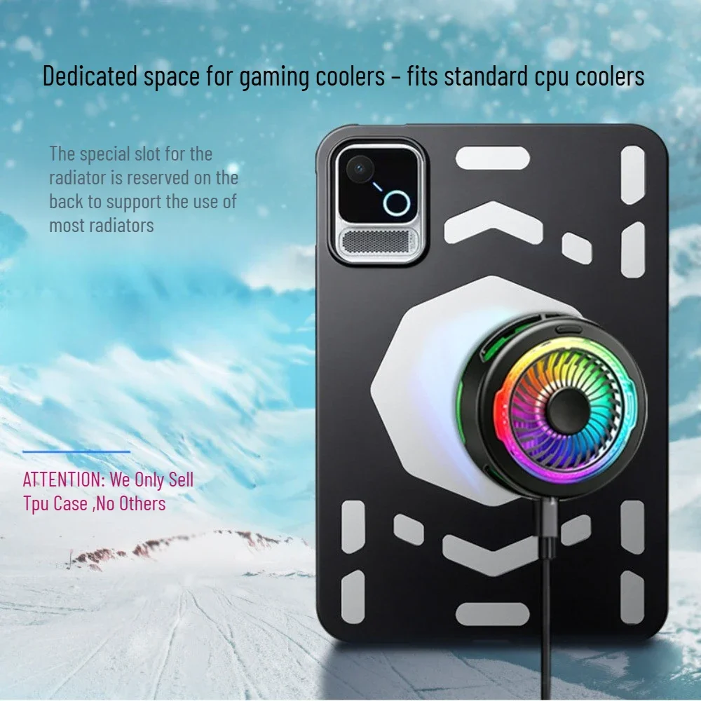 Hollow TPU Cooling Cases for 2026 IQOO Pad Ultra Gaming Tablet 8.8