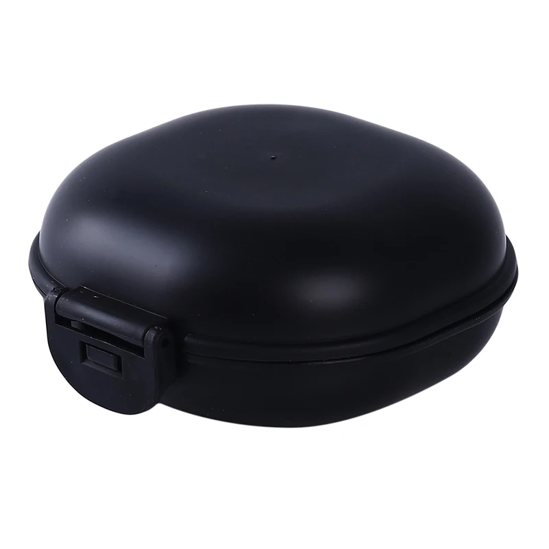 1pc waterproof soap box with lid travel bathroom creative cute solid color draining portable holde