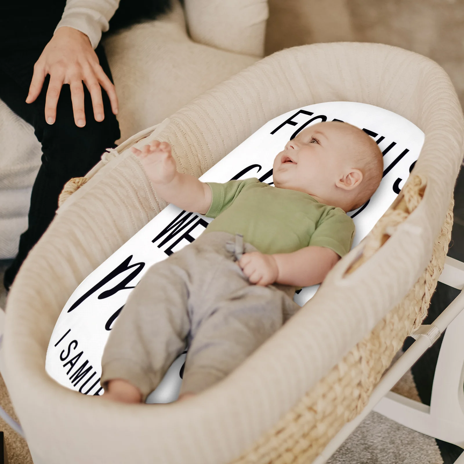 

Baby Cradle Mattress Cover Bassinet Bedding Pad Knitted Polyester Toddler Travel Fitted Sheet Elastic Breathable Soft Boy Girl