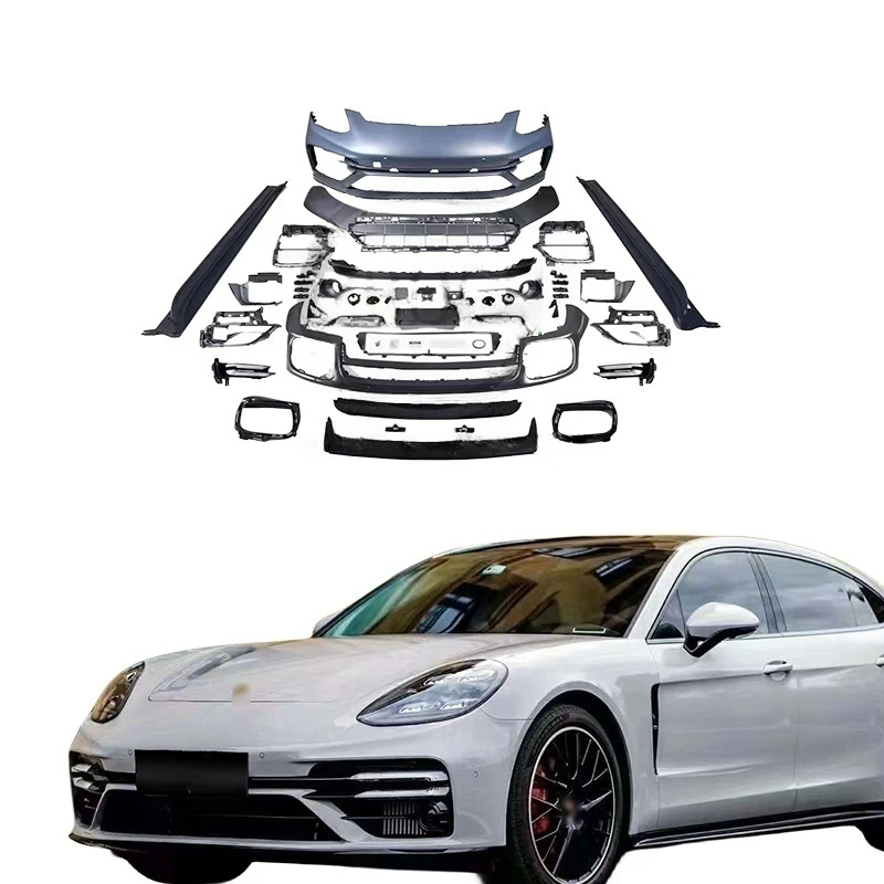 bodykit for Porsche Panamera 971 facelift Turbo car bumpers front bumper with car grill