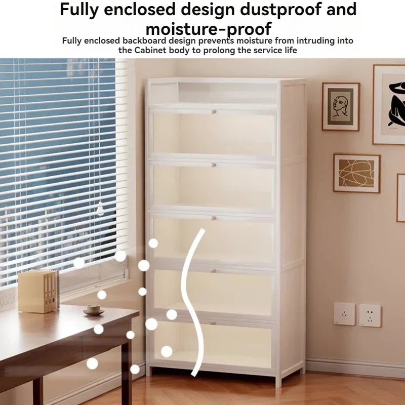 Firm Household Goods Bookcases, Shelves,  Household Storage  Children's Bookshelves, Dust-proof Acrylic Cabinets, Doors, Stora