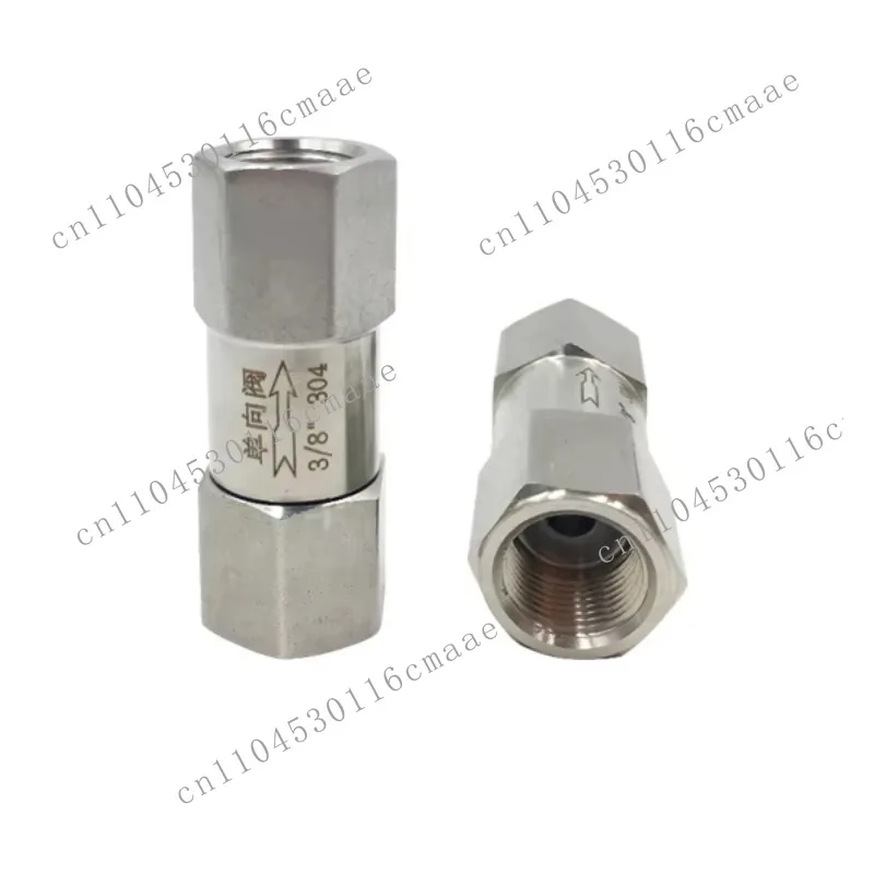 High Pressure Split Type One-way Valve Vertical Spring One Way Water Gas Water Check Valve NPT 1/2'' 1''