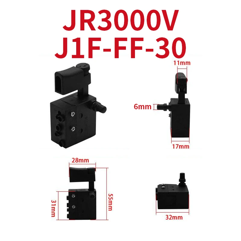 Reciprocating Saw Switch for Makita JR3000V Reciprocating Saw Saber Saw Power Start Switch Accessories Replacement