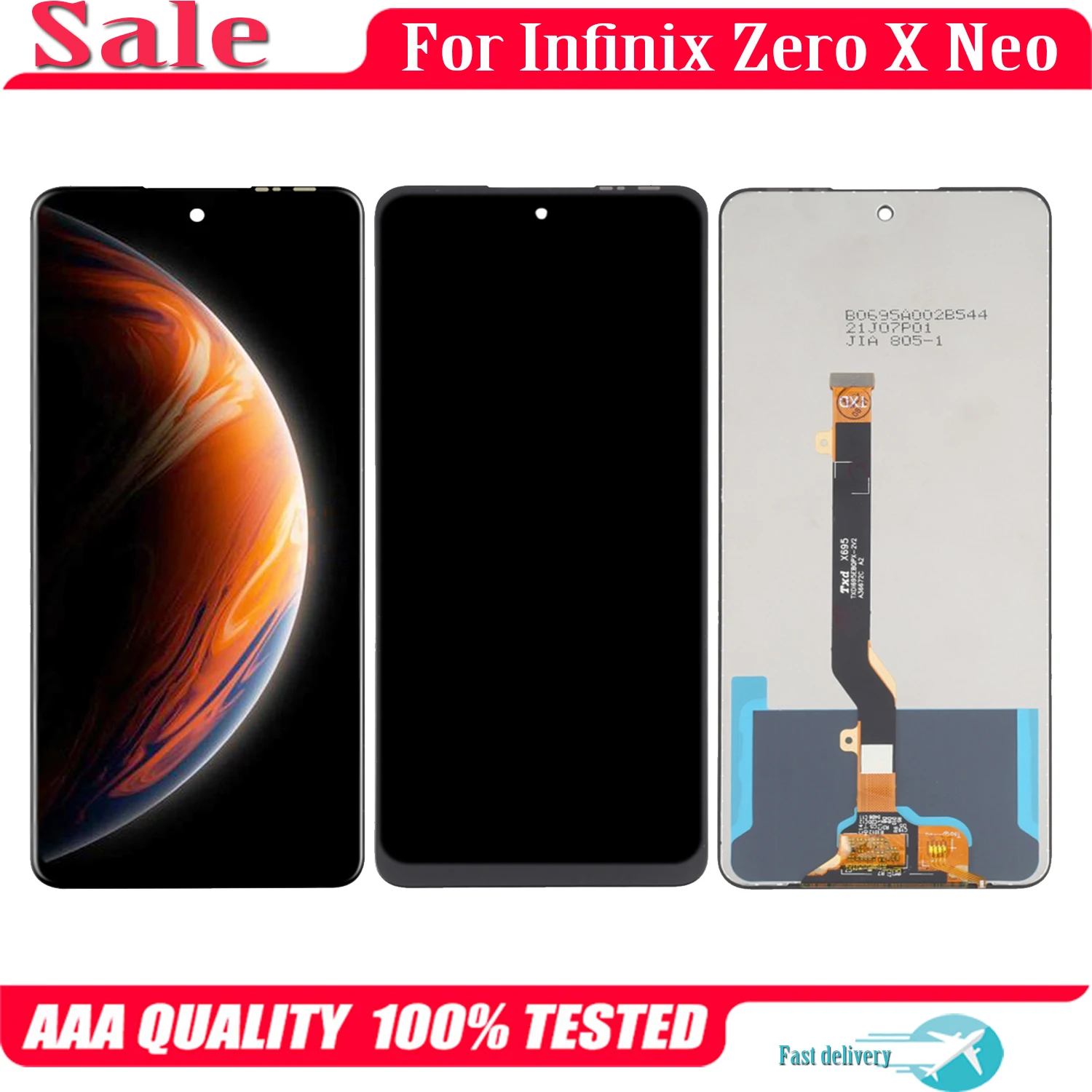 

For Infinix Zero X Neo LCD Display Touch Screen Replacement Digiziter Assembly