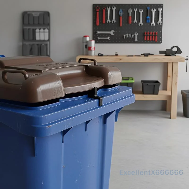 Trash Can Vent Clip Air Flow Enhancing Drop Resistant Material Fit All Lidded Garbage Bins Keep Outdoor Warehouse Bins Fresh