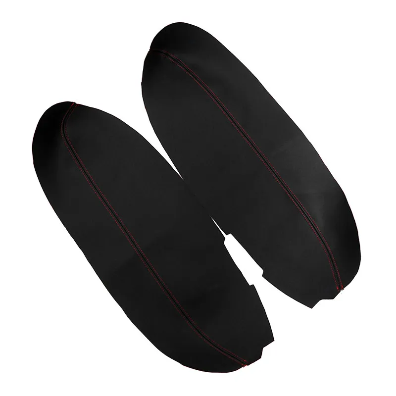 For Acura RL 2005 2006 2007 2008 2009 2010 2011 2012 Microfiber Leather 2pcs Car Front Door Armrest Panel Cover Protection Trim