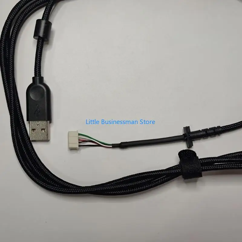 Maus-Reparaturkabel, USB-Ersatzkabel, 2 m schwarzes Kabel M76A – Detail 2
