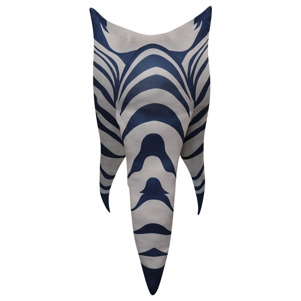 Asoka cosplay fantasie maske frauen cosplay kostüm zubehör filmraum schlacht weiblicher superheld fantasia requisiten kopf bedeckung