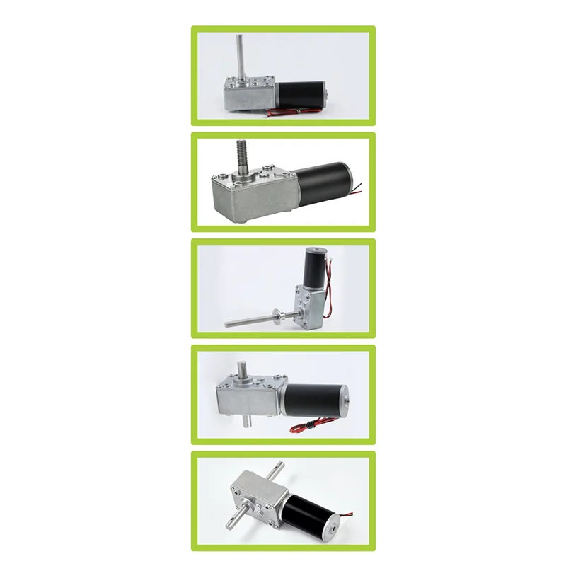5840-31ZY Turbo Worm Encoder Micro DC Motor Self-Locking, Speed Control, 12V High Torque Reduction Gear Motor 12V40RPM-TCES