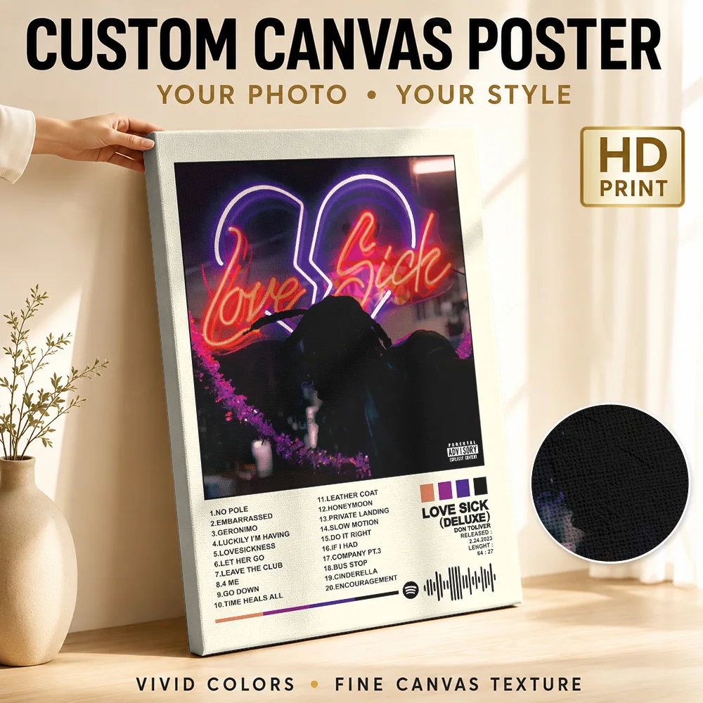 I Wanna Thank Me Canvas Print Poster Custom Modern Aesthetic Canvas Wall Art for Bedroom Decor Ready to Hang Housewarming Gift