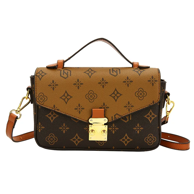 

2025 Новая женская сумка с монограммой, модная дизайнерская сумка через плечо, винтажная стеганая сумка на плечо для повседневного свиданий