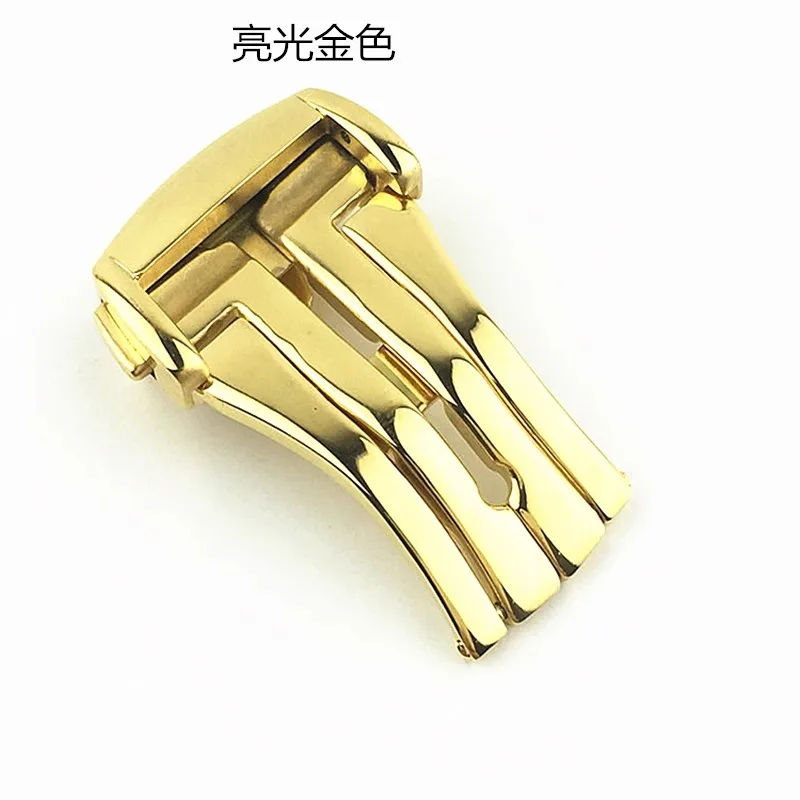 16 мм, 18 мм, 20 мм, серебряная пряжка из нержавеющей стали для часов Omega, складная застежка, кожаный или резиновый ремешок для часов