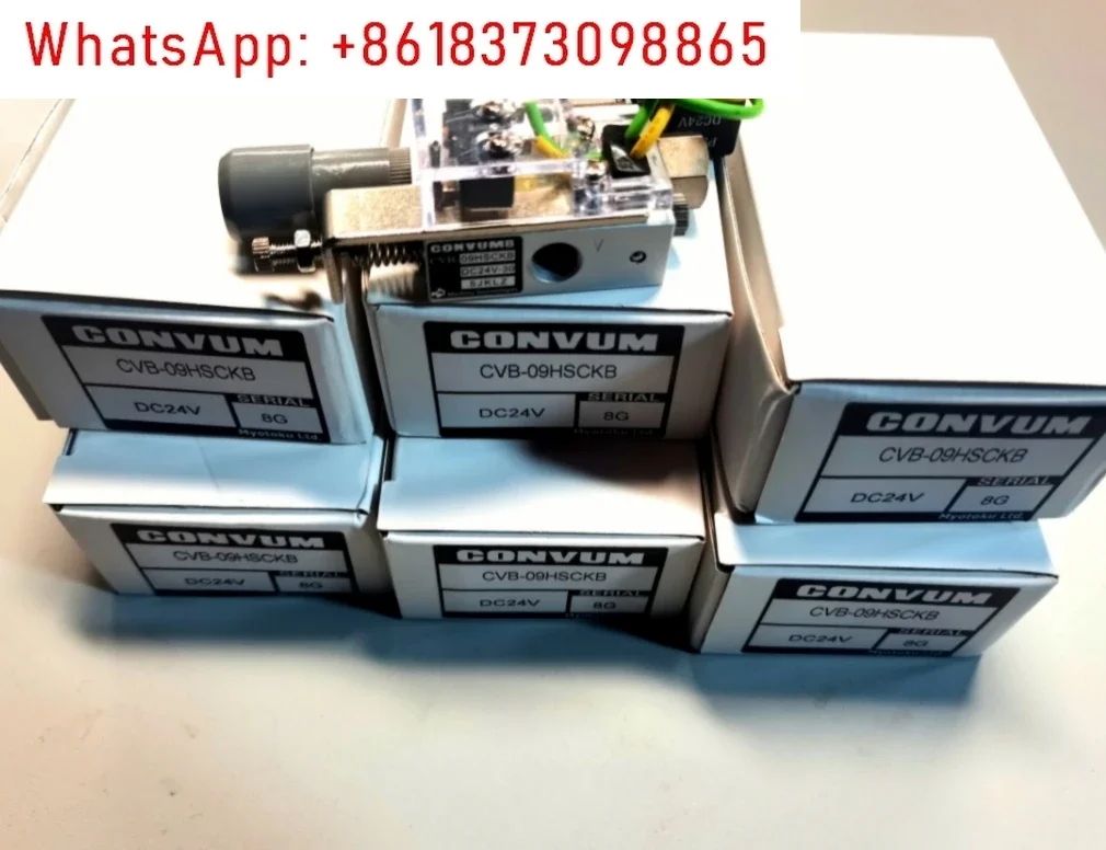 Pneumatic integrated vacuum generator micro with switch assembly CVB09HSCKB