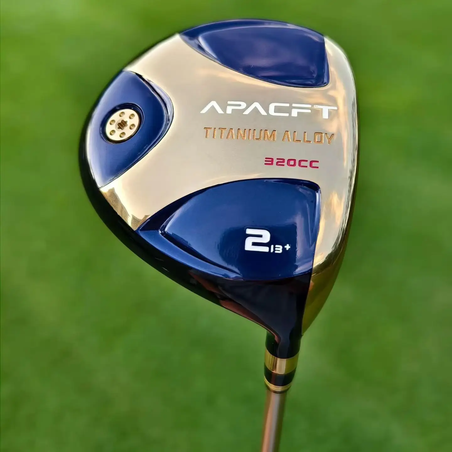 APACFT Golf 2 Fairway Wood, Titanium Alloy Head Ultra-High Rebound High Forgiveness Low CG Built-in Weighting MOI Golf Club