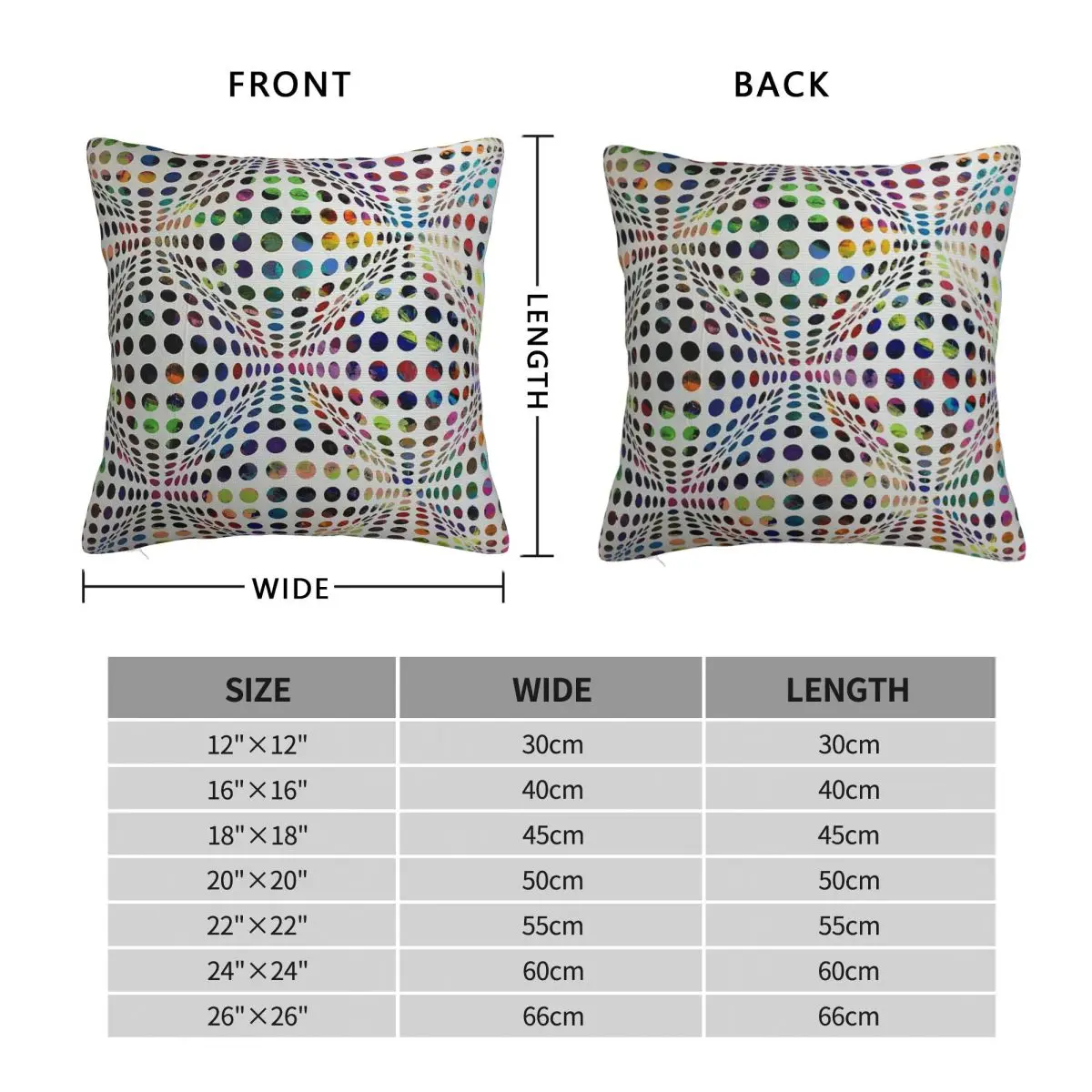 Victor Vasarely Vega 200 Pillowcase Polyester Linen Velvet Creative Zip Decorative Car Cushion Case