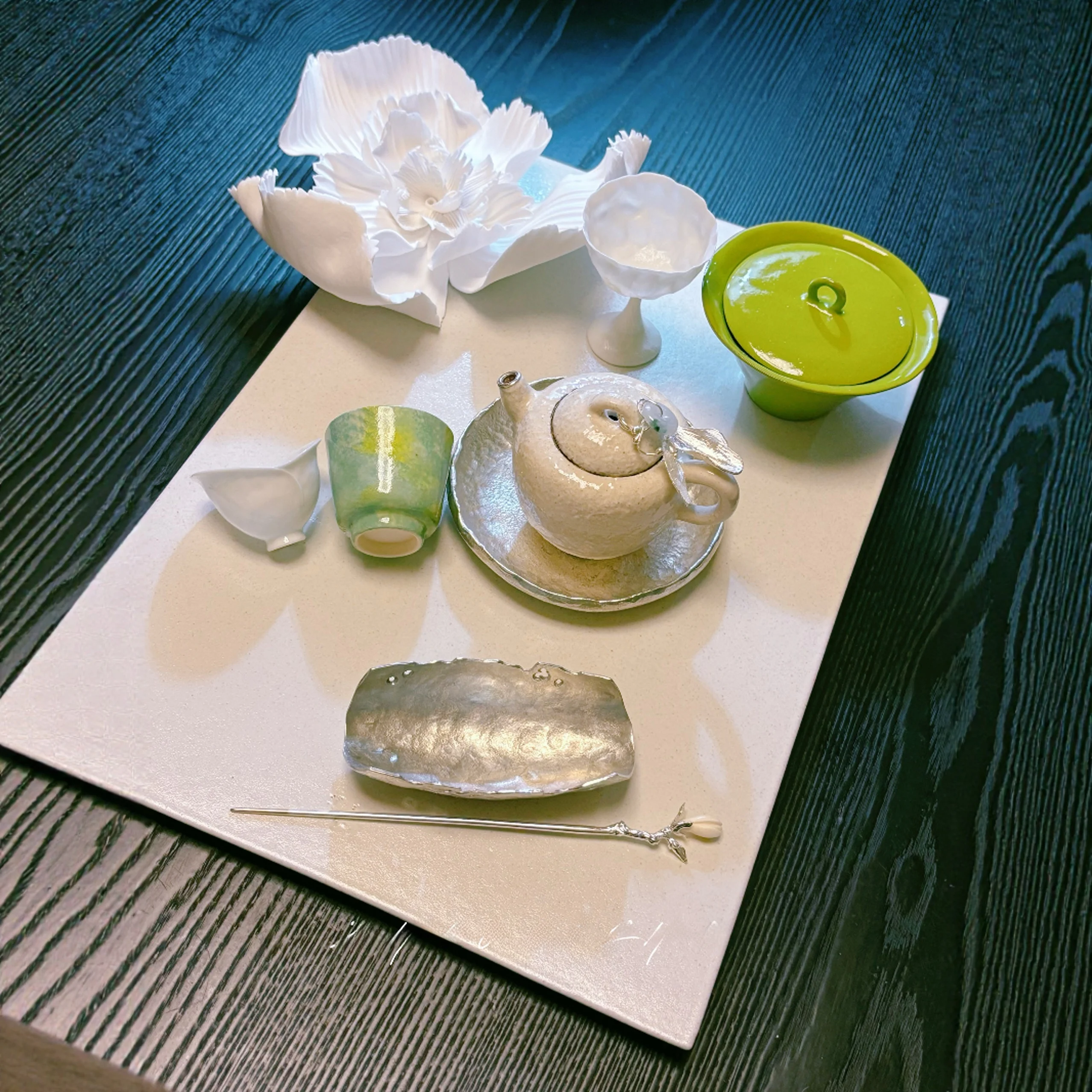 

Зеленая чаша с крышкой Zhuqi Shuo Qingti Zhi Summer Fairy Pot, зеленая чаша с крышкой Fairy Lid Bowl, Jiaming No-Wave Good Medicine Bureau