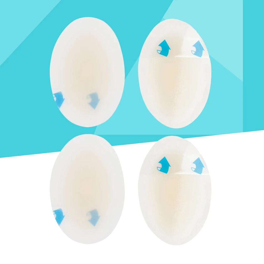 

4Pcs Gel Transparent Heel Pads Soft Silicone Shoe Back Protector Prevents Blisters High Heel Shoe Comfort Blister Pads