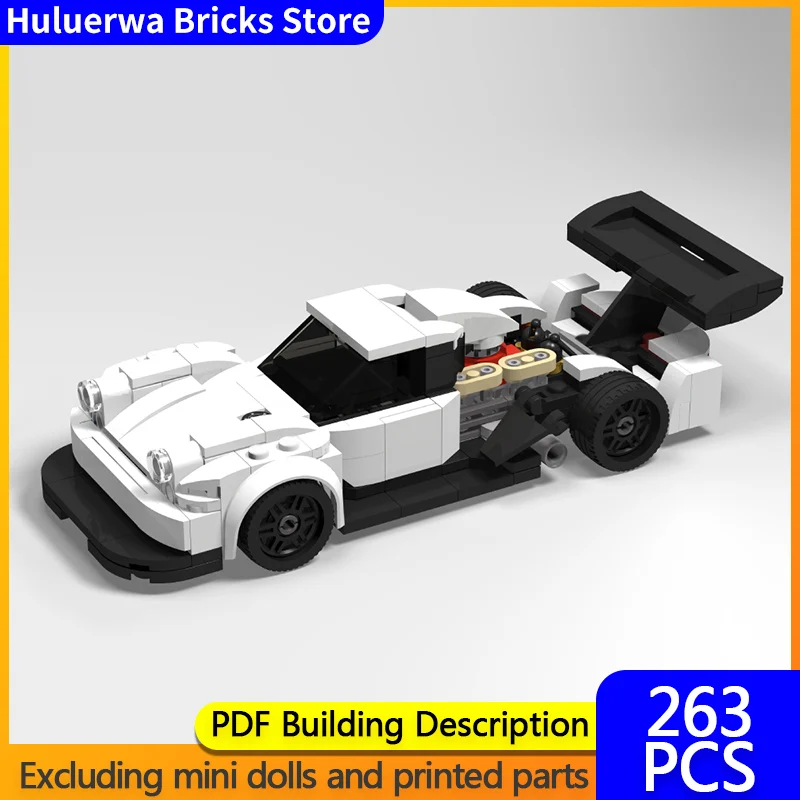 

Модель скоростного гоночного автомобиля MOC, строительные кирпичи RSR-K, верхний уровень, спортивный автомобиль, модульная технология, детские праздничные подарки, сборный игрушечный костюм