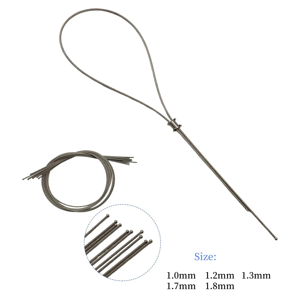 

Титановый костяной кабель, фиксирующая фиксирующая пластина, ортопедическая система защиты, титановый кабель длиной 520 мм