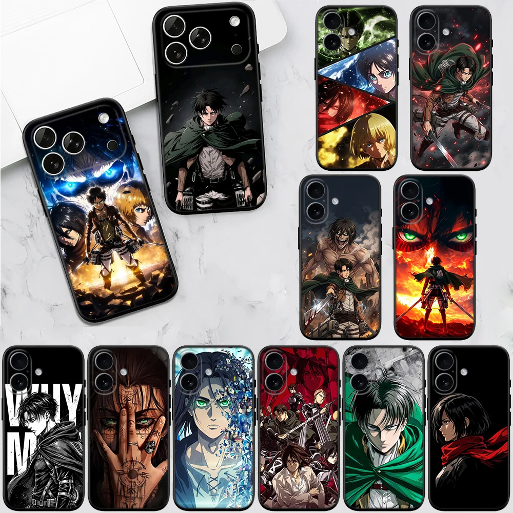 Attacks Anime Titans New High-End Phone Case for Xiaomi Poco C40 C50 C51 C55 C65 C71 C75 F5 F6 F7 M2 M3 Pro Ultra
