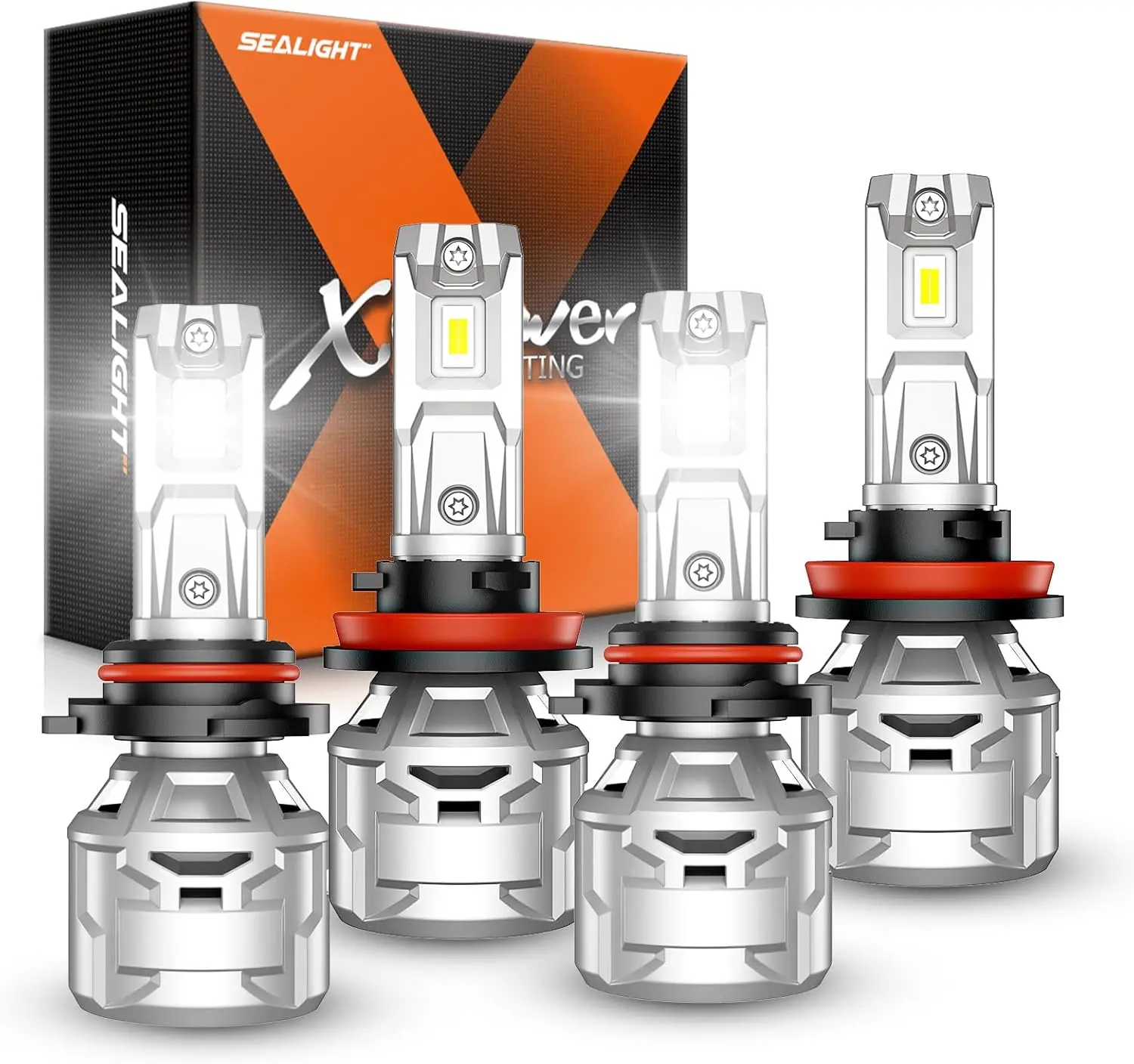 

9005 H11 LED Fog Lights, 60000LM Ultra Bright, 6500K Cool White, Plug-N-Play, Pack of 4