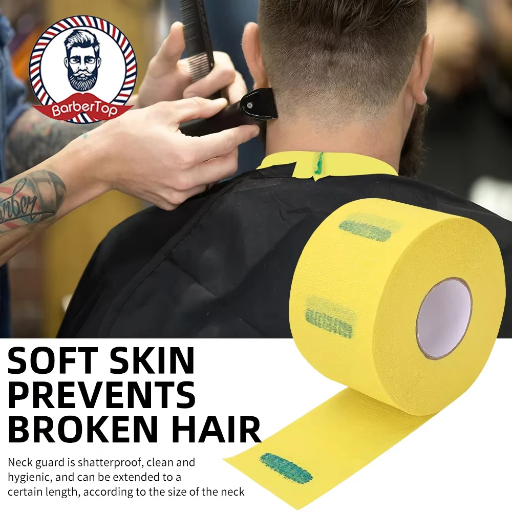 

9-цветные одноразовые полоски для шеи, 1 упаковка, аксессуары для стрижки волос, бумага для шеи, регулируемая парикмахерская, специальные парикмахерские инструменты для салона
