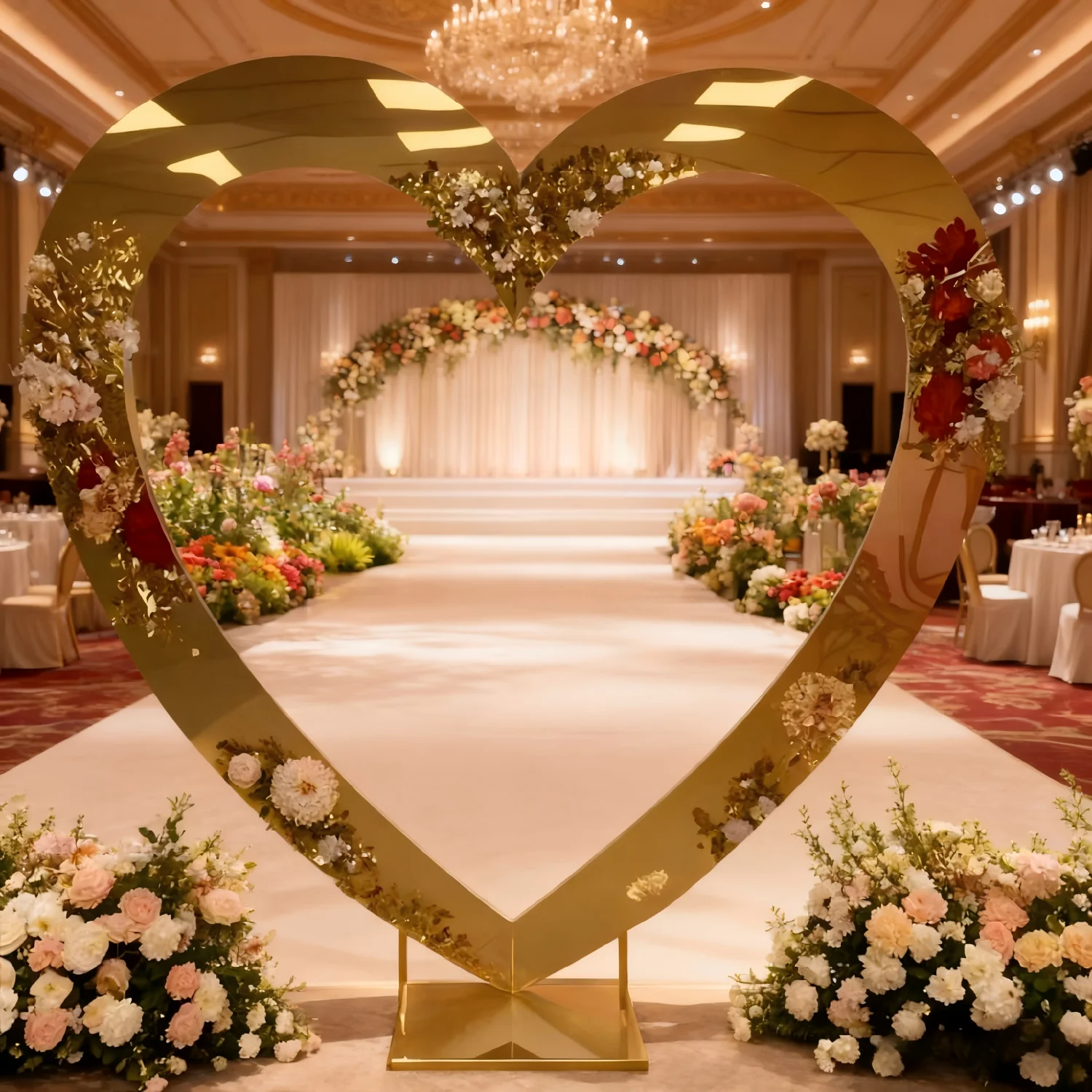 

2025НОВАЯ подставка для свадебной арки в форме сердца, золотого, серебряного цвета для использования в помещении, на открытом воздухе, для свадьбы, дня рождения, вечеринки, украшения мероприятий