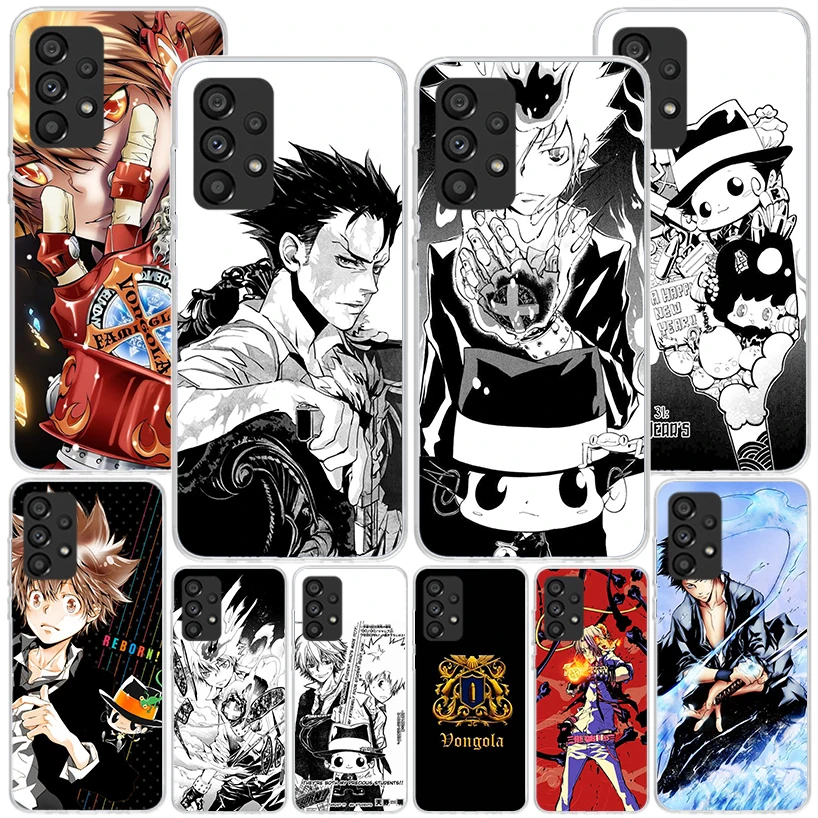 Katekyo Hitman Reborn Phone Case For Samsung Galaxy A15 A14 A13 A12 A55 A54 A53 A52 A35 A34 A33 A32 A25 A24 A23 A22 A05S A04S A0