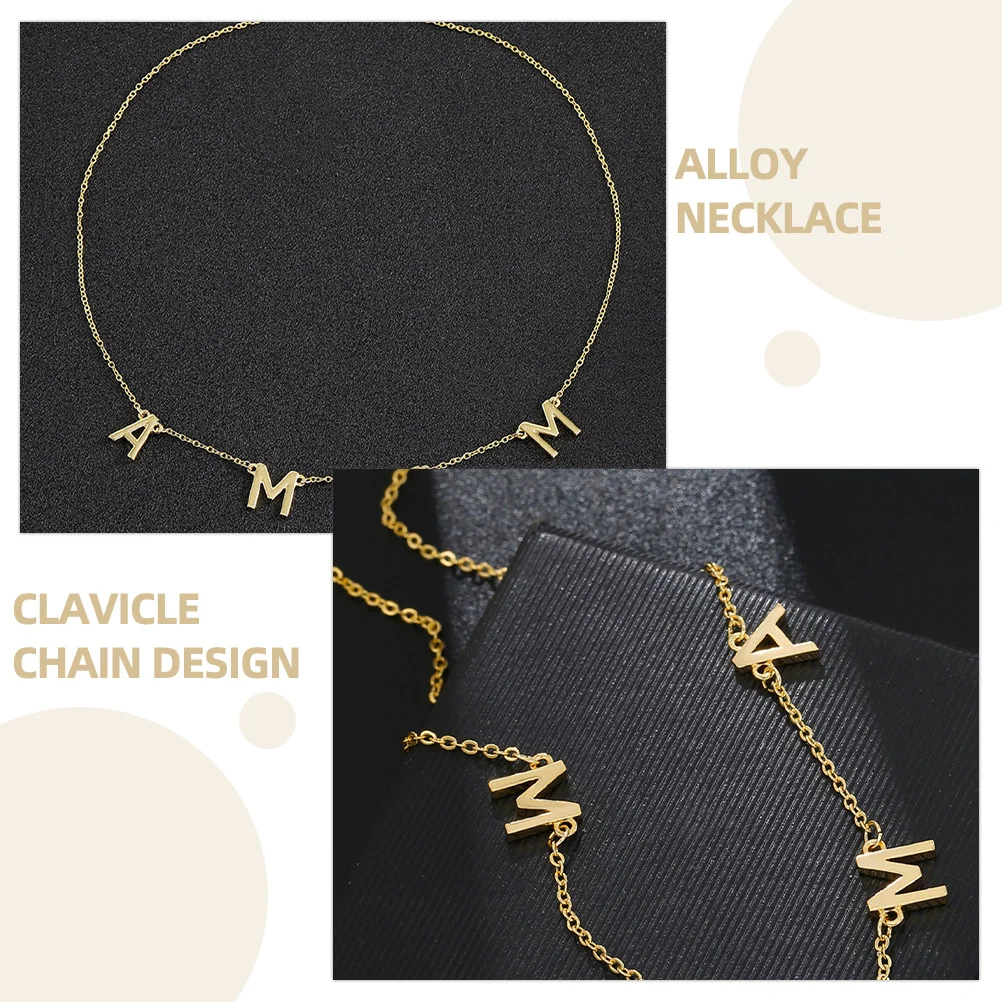 Collana con clavicola Gioielli con ciondolo delicato per il regalo della festa della mamma Collana elegante da festa Girocollo da donna Catena da collo da donna