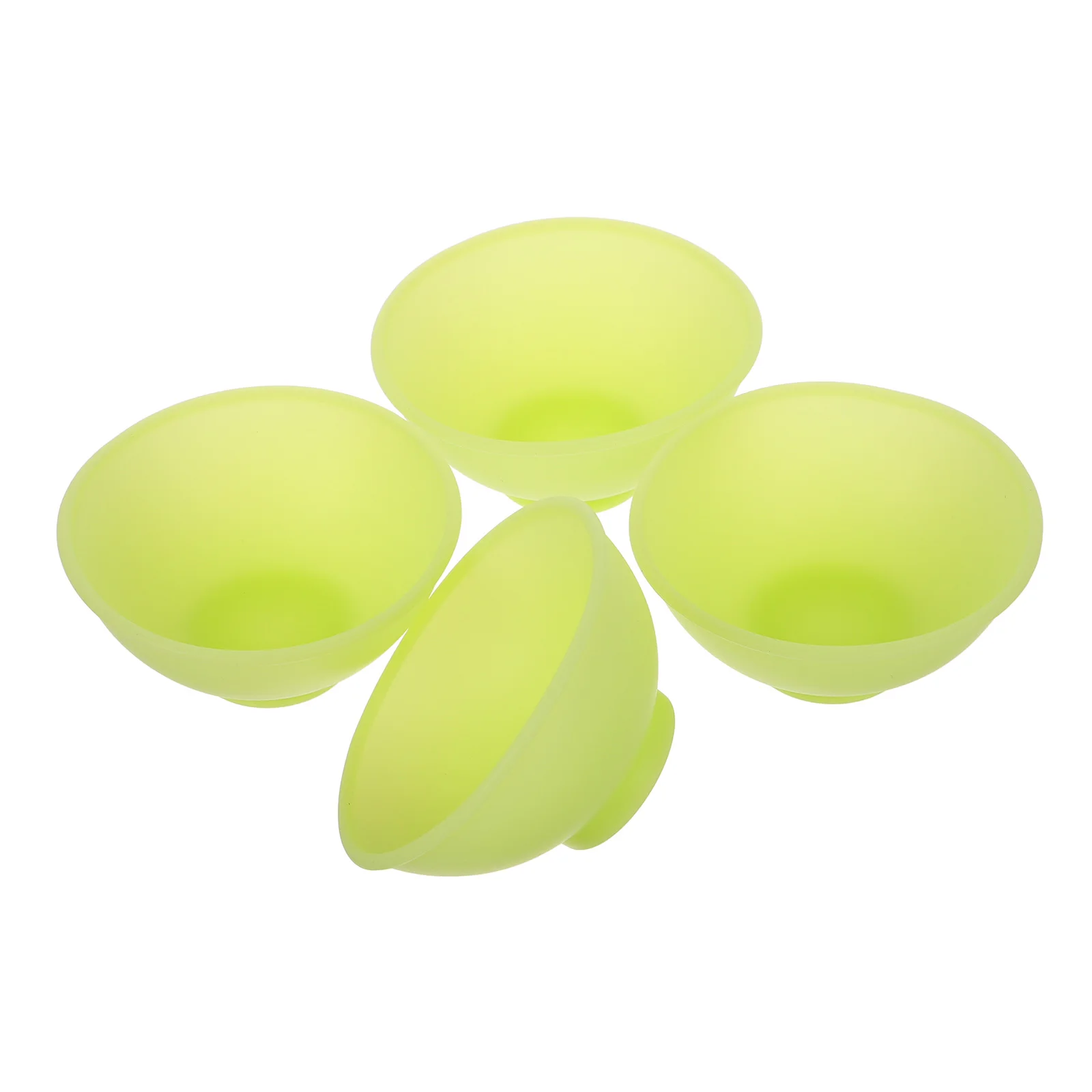 

4 Pcs Silicone Small Bowl Diy Mask Tool Facial Mixing Kitchen Supplies Accessories Silica Gel Beauty