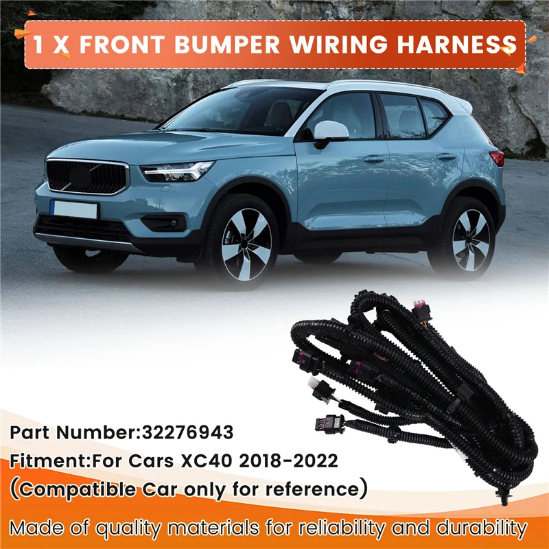 

ABTC-32276943 NEW Car Front Bumper Wiring Harness For Volvo XC40 2018-2022
