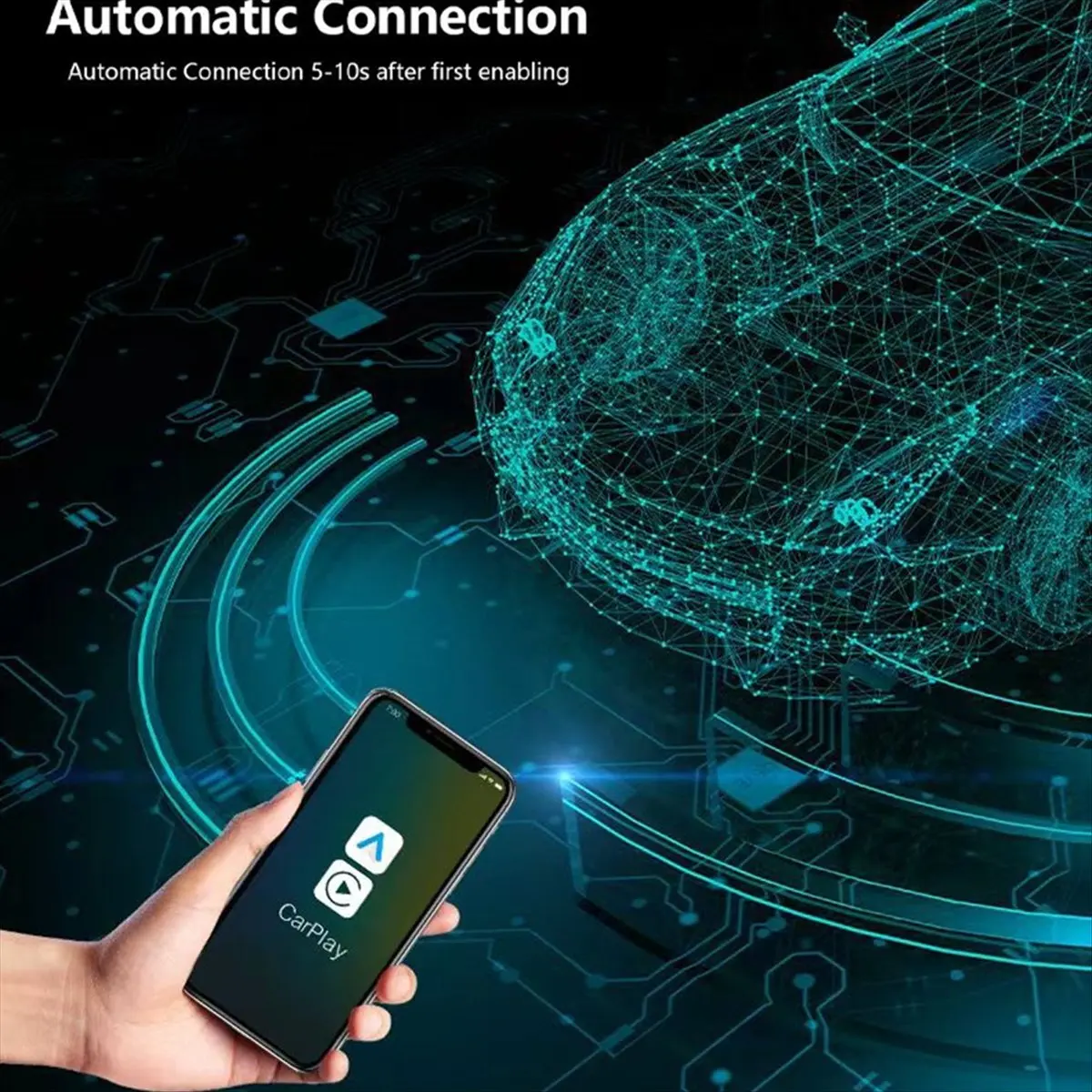 Car Smart Box Portable Android Auto Carplay Module 2in1 Wireless Carplay Box