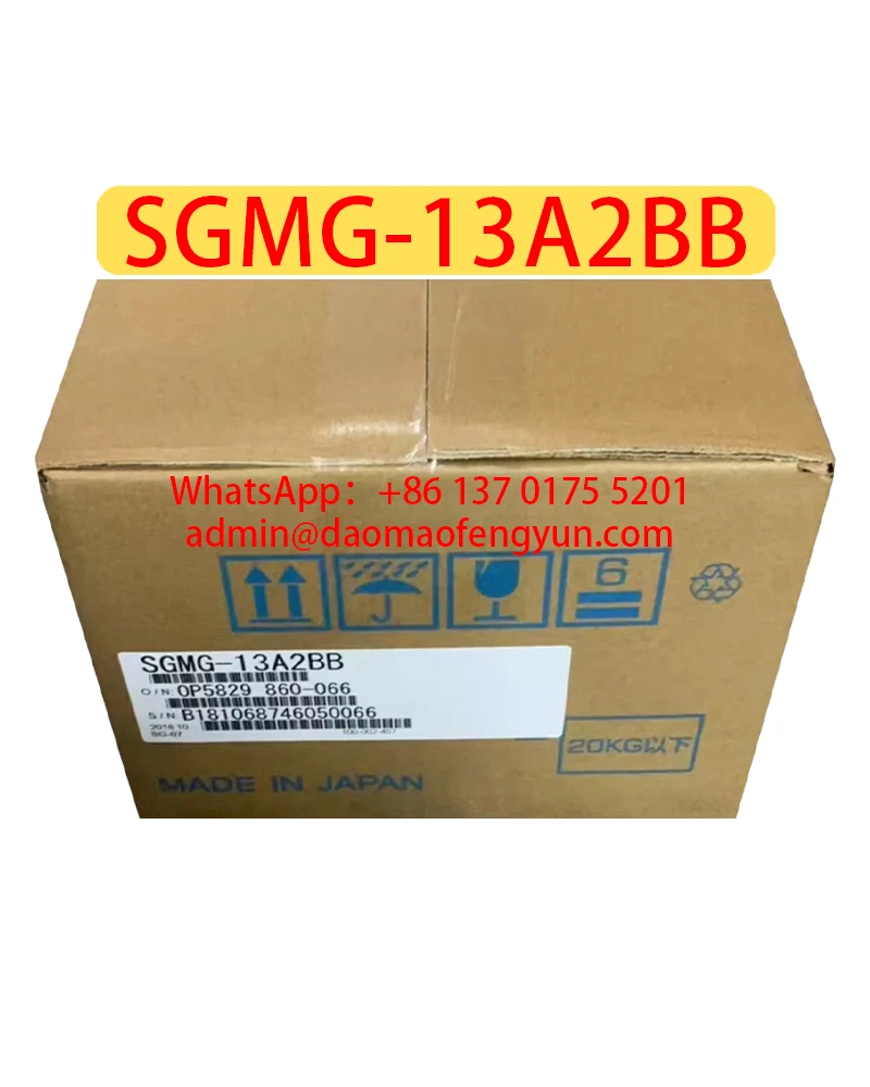 

SGMG-13A2BB Brand New Servo Motor SGMG 13A2BB，Fast shipping