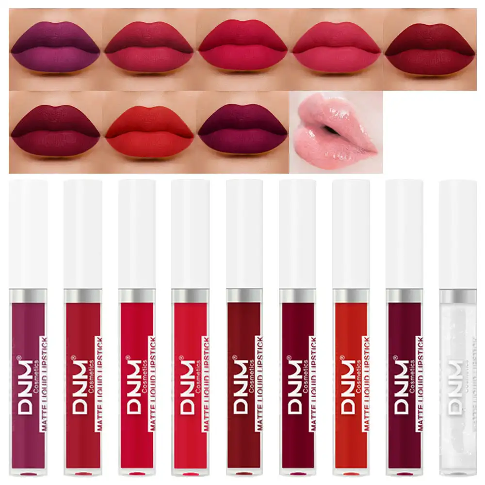 Matte Velvet Lipstick 19 Colors Lip Gloss Long Lasting Non-marking Red Sexy Waterproof liquid Lipsticks Lip Makeup Cosmetics