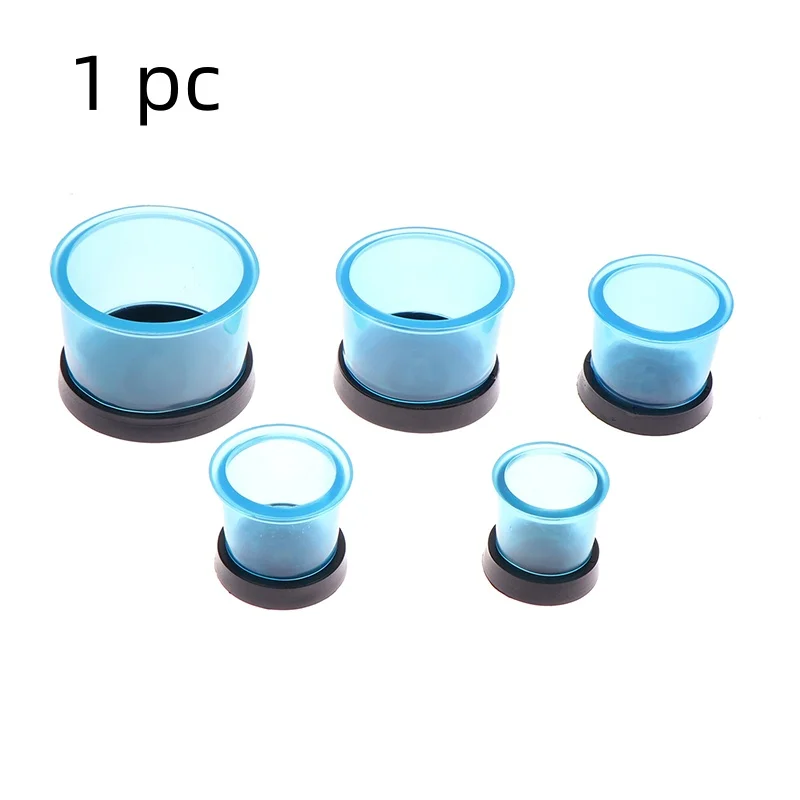 Dental Silicone Casting Flasks Rings Wax Embedding Ring Plastic Round Dental Lab Base Wax Rubber Tools